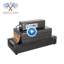 Bespacker BS-B300*150 small heat shrink tunnel packing pet bottle wrapping packaging machines